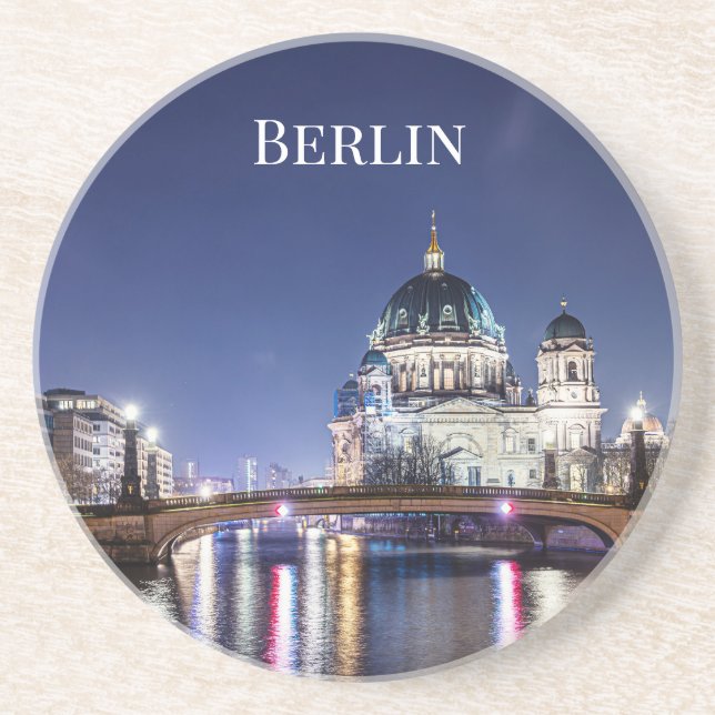 Berlin Cathedral in Berlin, Germany Coaster (Front)