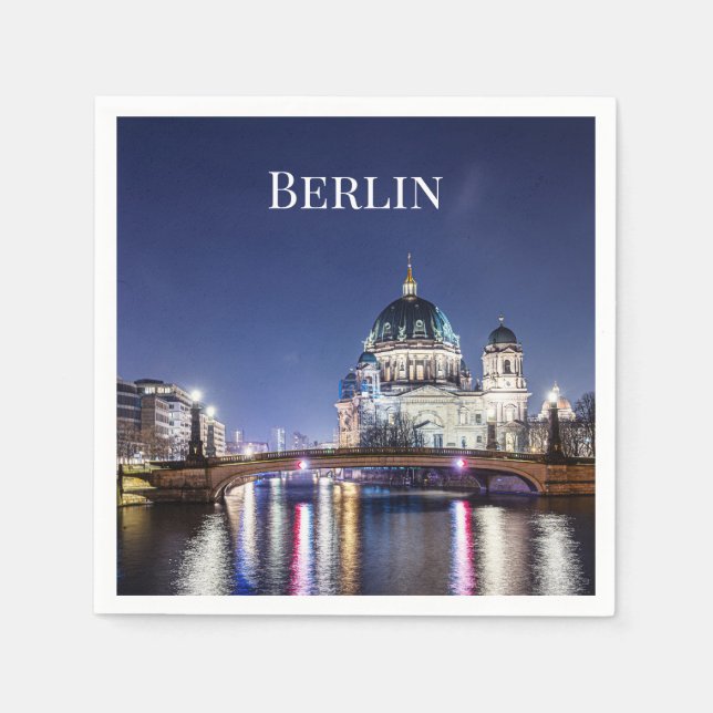 Berlin Cathedral in Berlin, Germany Napkin (Front)