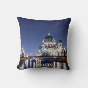 Berlin Cathedral in Berlin, Germany Throw Pillow