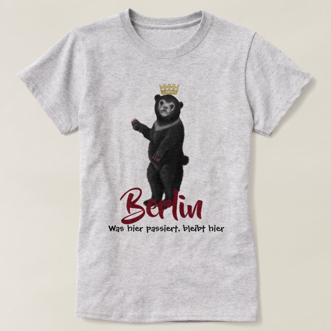 Berlin Confession Bear T-Shirt (Design Front)
