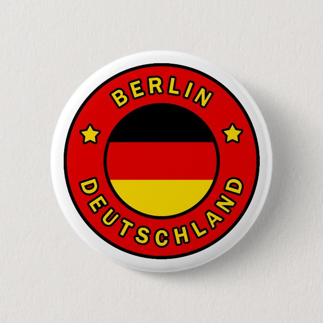 Berlin Deutschland 2 Inch Round Button (Front)