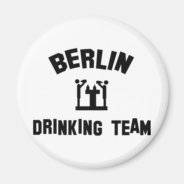 berlin drinking team magnet (Front)