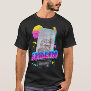 BERLIN ENGV Vaporwave 80s Retro Germany T-Shirt