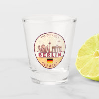 Berlin Germany City Skyline Emblem