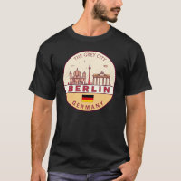 Berlin Germany City Skyline Emblem
