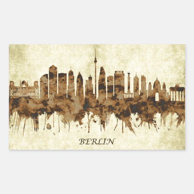 Berlin Germany Cityscape Sticker (Front)