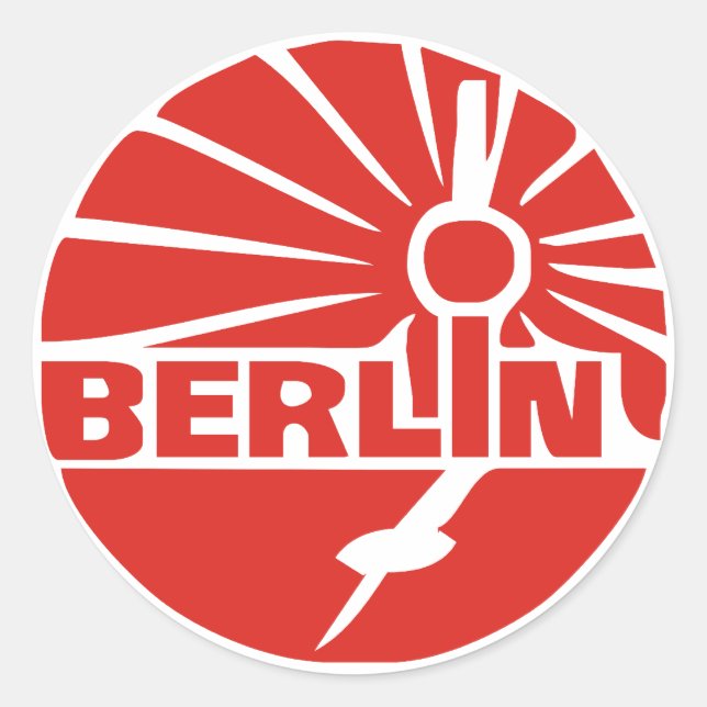 Berlin Germany Classic Round Sticker (Front)