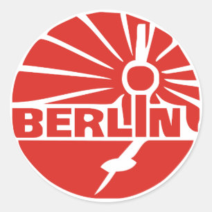 Berlin Germany Classic Round Sticker