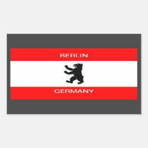 Berlin Germany flag sticker
