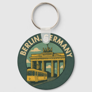 Berlin Germany Landmark Art Keychain