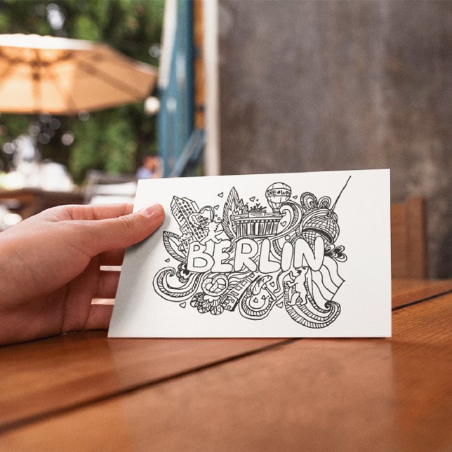 Berlin Germany Landmark Souvenir Postcard (berlin germany postcard)
