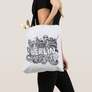 Berlin Germany Landmark Souvenir Tote Bag