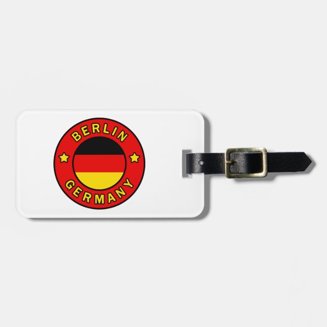 Berlin Germany Luggage Tag (Front Horizontal)