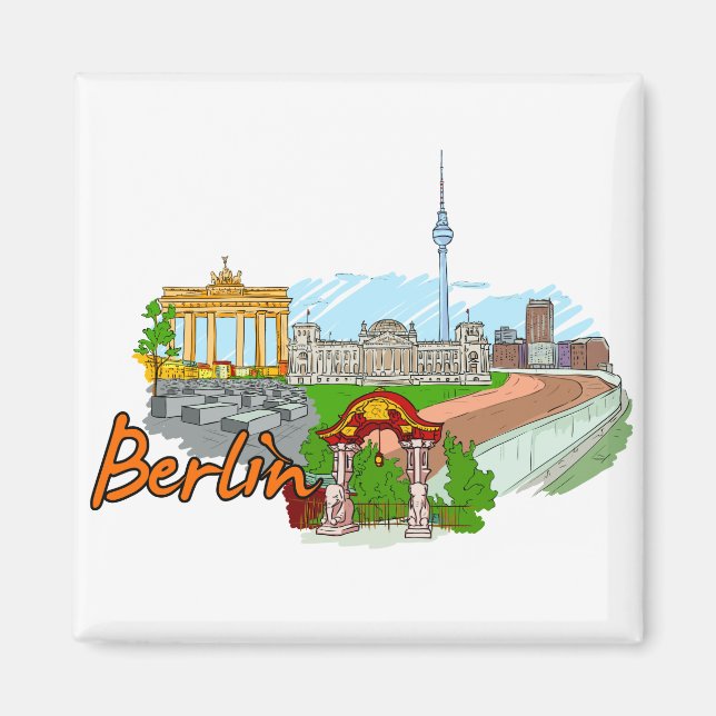 Berlin - Germany Magnet (Front)