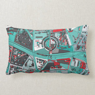 Berlin, Germany Map Lumbar Pillow