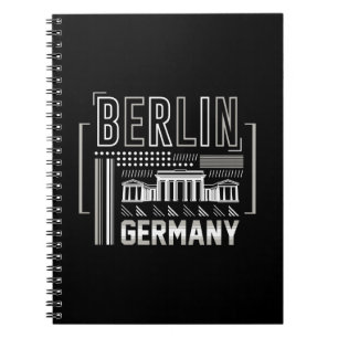 Berlin Germany Modern Architecture Graphic Notebook