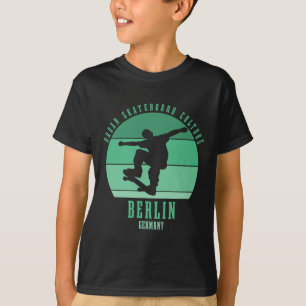 Berlin Germany Skateboarder Urn Skateboarding 4 T-Shirt