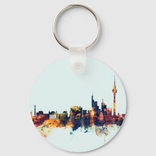 Berlin Germany Skyline Keychain