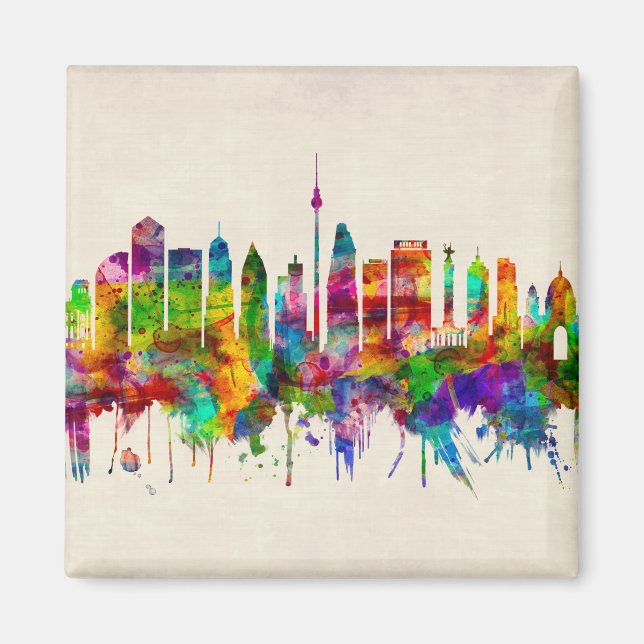 Berlin Germany Skyline Magnet (Front)