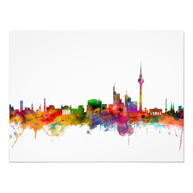 Berlin Germany Skyline Photo Print (Front)