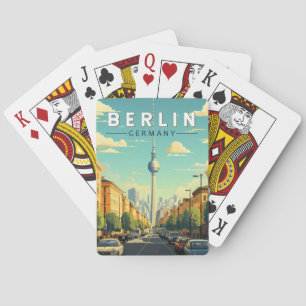 Berlin Germany Travel Art Vintage Playing Cards