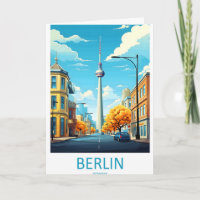 Berlin Germany Travel Poster 1