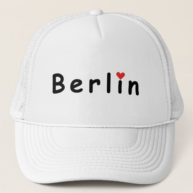 Berlin Germany Trucker Hat (Front)