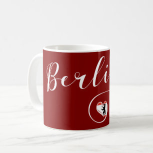 Berlin Heart Mug, Germany Coffee Mug
