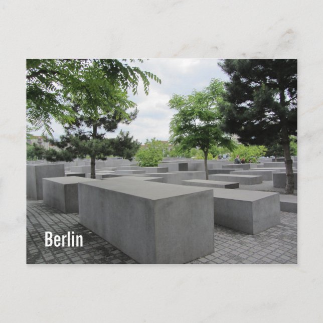 Berlin Holocaust Memorial Postcard (Front)