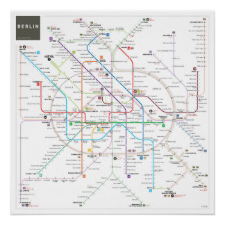 Berlin INAT map Poster