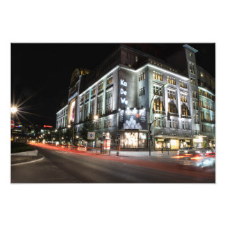 Berlin Kadewe Kaufhaus des Westens Photo Print
