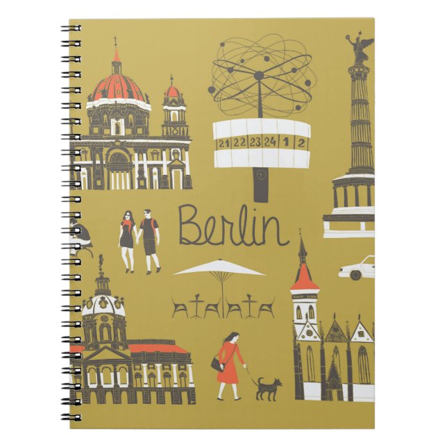 Berlin landmarks and monuments notebook (Front)