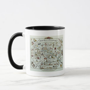 Berlin living and amusement plan mug