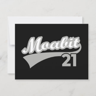Berlin Moabit 21 Classic Retro City Postcard