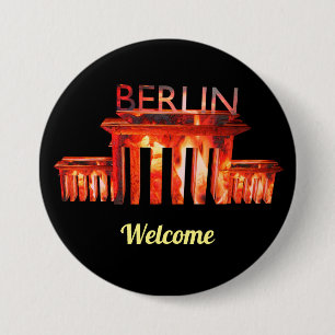 Berlin Nightlife personalised  Bottle Opener 3 Inch Round Button