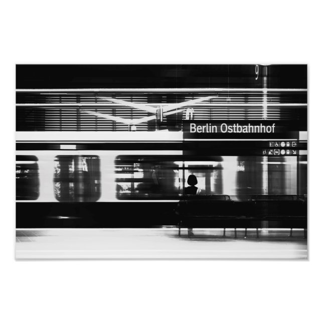 Berlin Ostbahnhof Photo Print (Front)