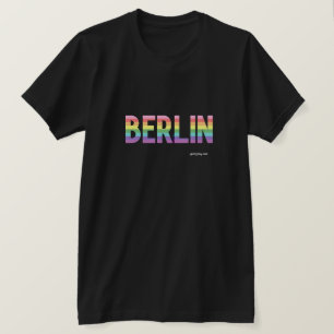 Berlin Pride T-shirt Schwul / Gay Rainbow Flag