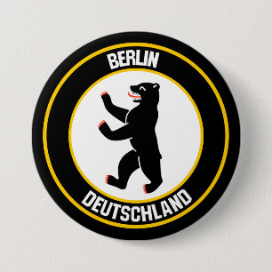 Berlin Round Emblem 3 Inch Round Button