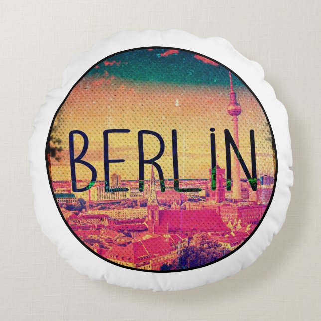 Berlin Round Pillow (Front)