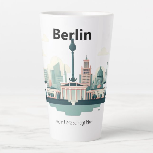 Berlin Skyline Tasse - Heimatliebe Pur (Devant)