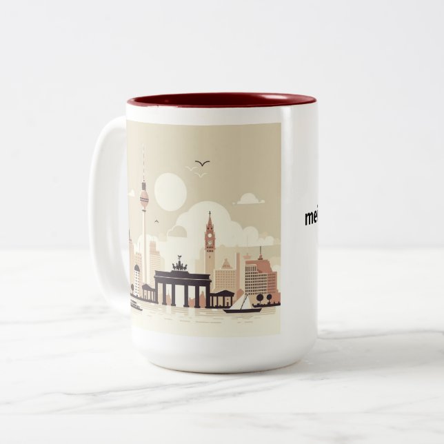 Berlin Skyline Tasse - Heimatliebe Pur (Devant gauche)