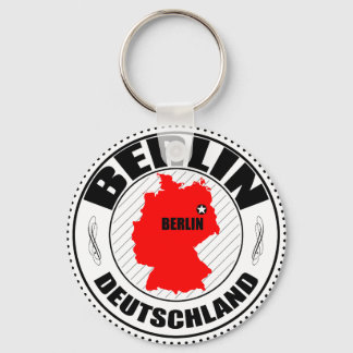 Berlin Stamp A002 Keychain