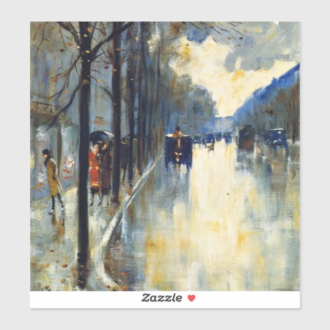 Berlin Street in Late Fall, famous artwork,  (Sheet)