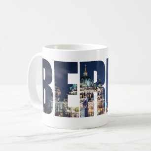 Berlin text souvenir coffee mug