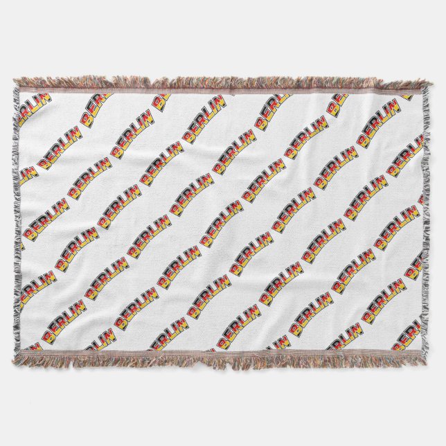 Berlin Throw Blanket (Front)
