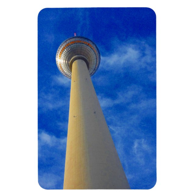 berlin tower blue magnet (Vertical)