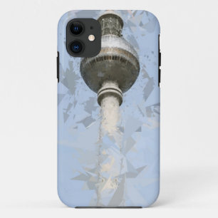 Berlin TV Tower Abstract Germany Travel Art iPhone 11 Case