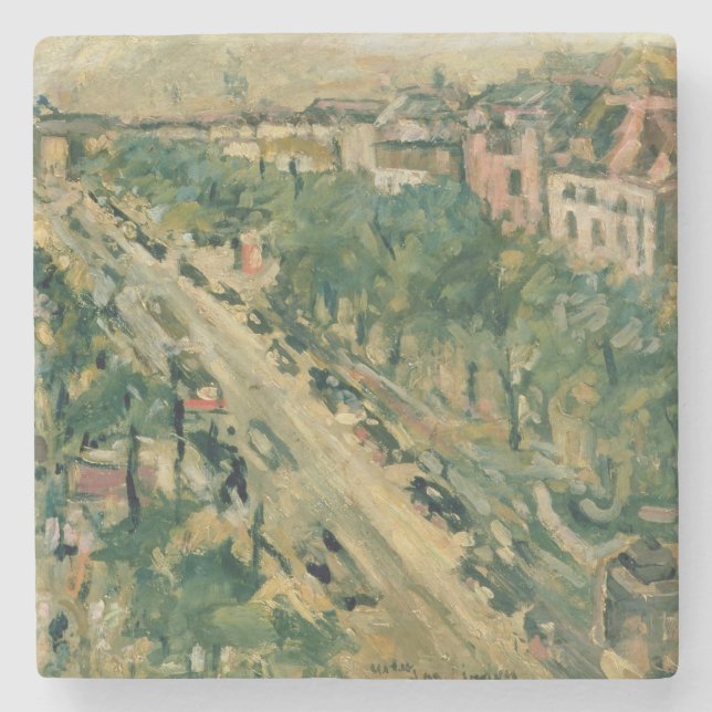 Berlin, Unter den Linden, 1922 Stone Coaster (Front)