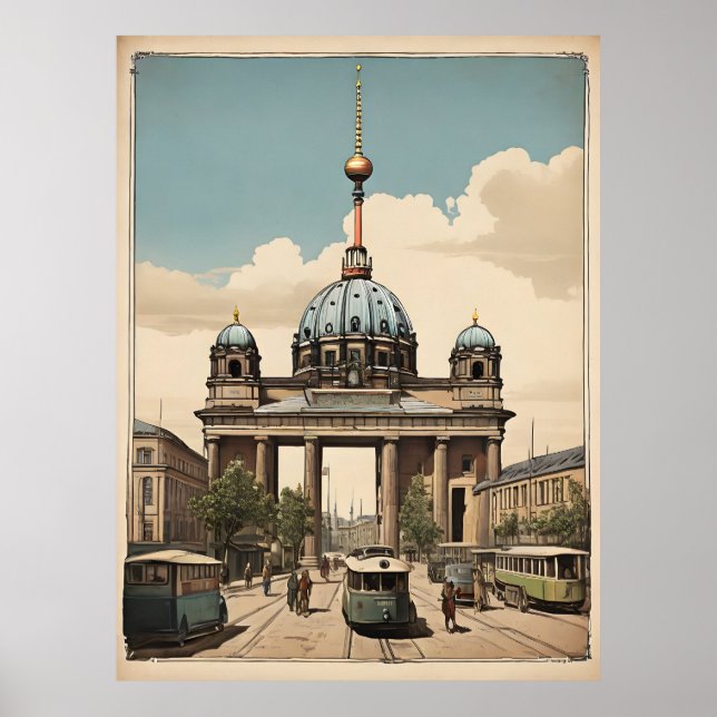 Berlin vintage poster (Front)