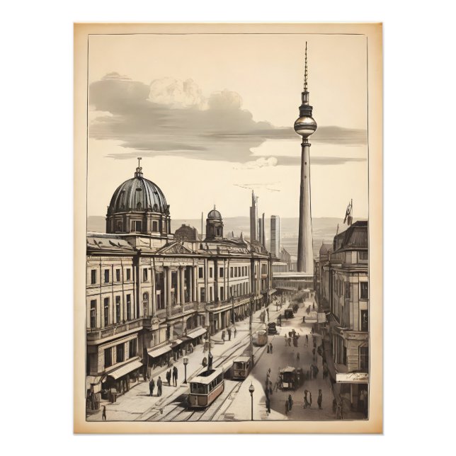 Berlin vintage poster (Front)